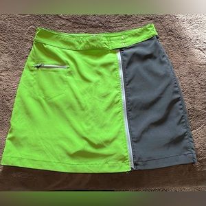 Vibrant Lime & Charcoal Lopez Skorts - 10